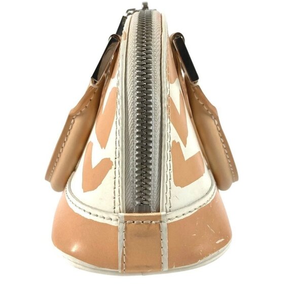 LOUIS VUITTON M92178 MonogramGraffiti Alma PM Hand Bag Leather Beige/White - Picture 3 of 15